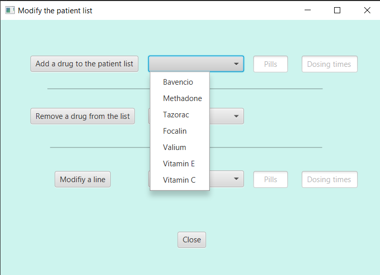 medication page